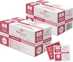 10 Alcohol Wipes and 10 Needles Pack