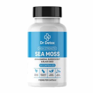 Sea Moss Capsules (Ashwagandha, Burdock Root & Black Seed)