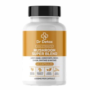 Mushroom Super Blend Capsules (Lion’s Mane, Cordyceps, Reishi, Chaga, Shiitake & Maitake)