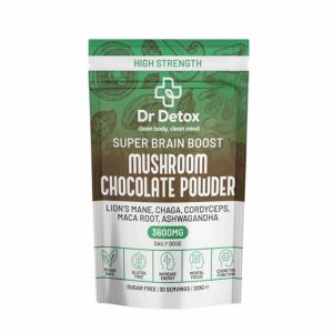 Mushroom Chocolate Powder (Lion’s Mane, Chaga, Cordyceps, Maca Root & Ashwagandha)
